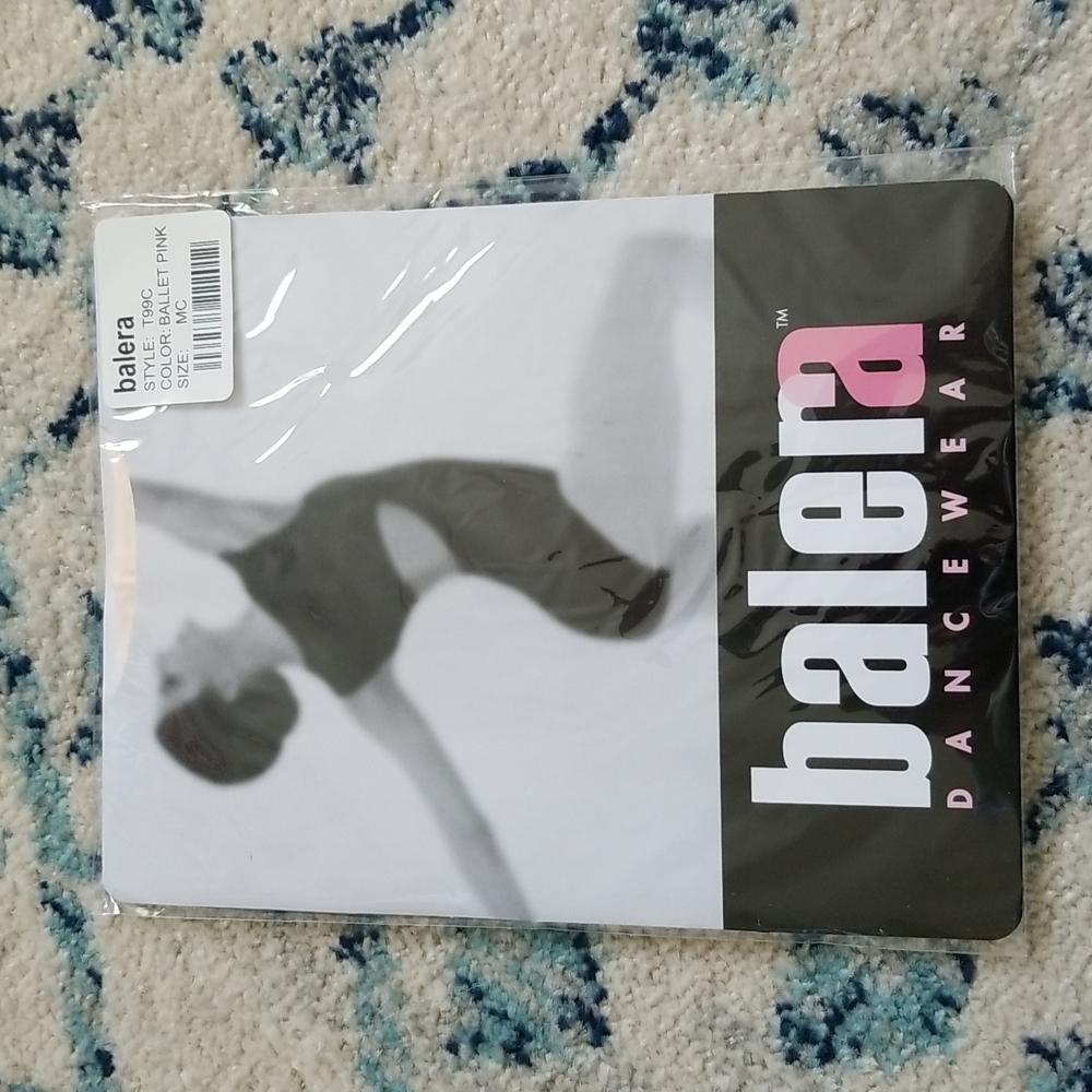 NWT Balera Dancewear pink ballet tights